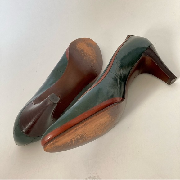 Classic: BALLY of Switzerland all Leather.Dark Green/Brown/Black Luxury Quality - Picture 8 of 8